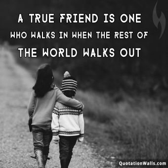 Life quotes: True Friend Forever Whatsapp DP