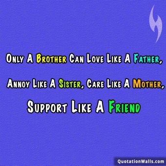 Love quotes: Brother Love Instagram Pic
