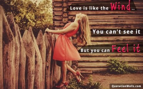 Love quotes: Feel Love Wallpaper For Desktop