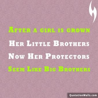 Love quotes: My Brother Is My Protector Whatsapp DP