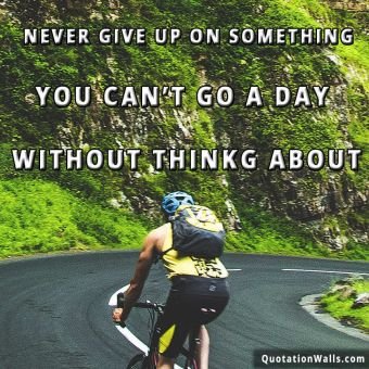 Motivational quotes: Day Without Thinking Whatsapp DP