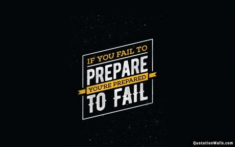 Motivational quotes: Be Prepared Wallpaper For Mobile