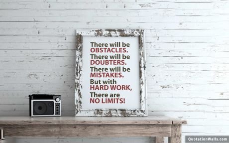 Motivational quotes: No Limits Wallpaper For Desktop