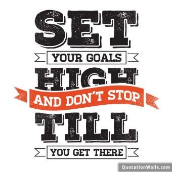 Motivational quotes: Goal Setting Whatsapp DP