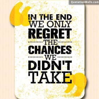 Motivational quotes: Take Chances Instagram Pic