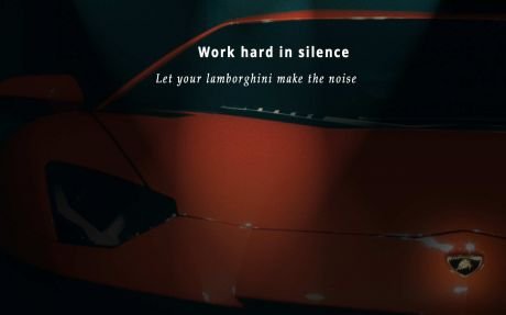 Motivational quotes: Work Hard In Silence Wallpaper For Desktop
